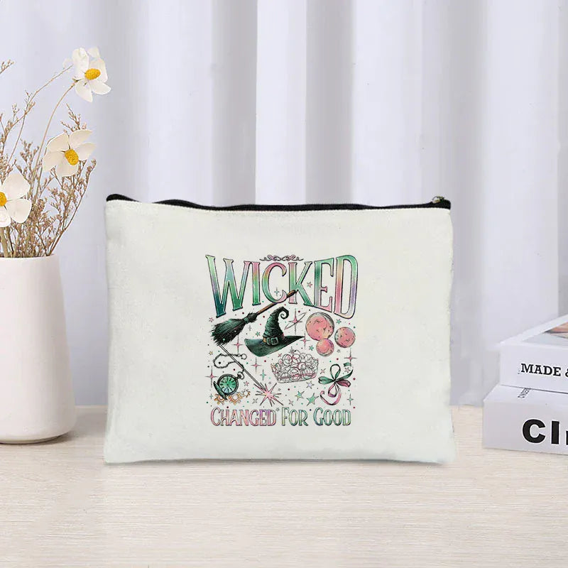 Wicked The Musical Makeup Bag Glinda Elphaba Inspired Musical Lover Gifts Cosmetic Bag Musical Theater Fans Gift Toiletry Pouch Wicked The Musical Makeup Bag Glinda Elphaba Inspired Musical Lover Gifts Cosmetic Bag Musical Theater Fans Gift Toiletry Pouch