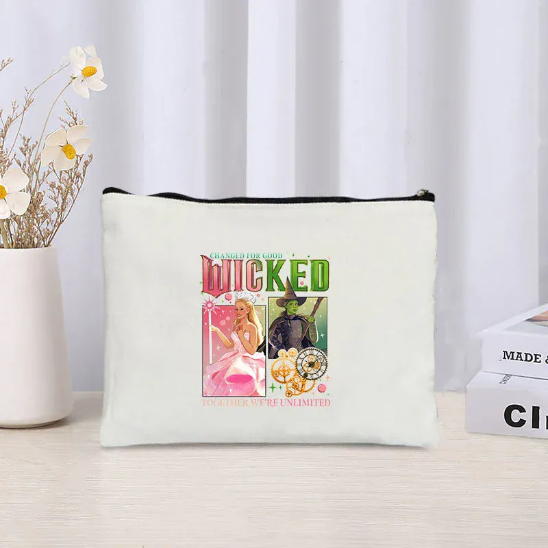 Wicked The Musical Makeup Bag Glinda Elphaba Inspired Musical Lover Gifts Cosmetic Bag Musical Theater Fans Gift Toiletry Pouch Wicked The Musical Makeup Bag Glinda Elphaba Inspired Musical Lover Gifts Cosmetic Bag Musical Theater Fans Gift Toiletry Pouch