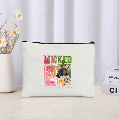 Wicked The Musical Makeup Bag Glinda Elphaba Inspired Musical Lover Gifts Cosmetic Bag Musical Theater Fans Gift Toiletry Pouch Wicked The Musical Makeup Bag Glinda Elphaba Inspired Musical Lover Gifts Cosmetic Bag Musical Theater Fans Gift Toiletry Pouch