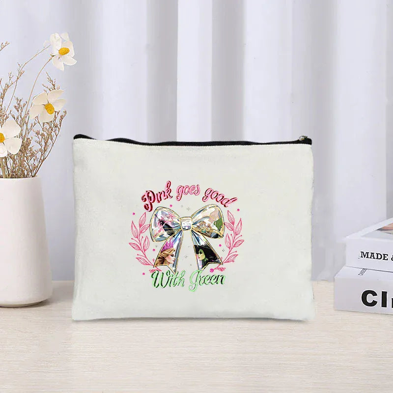 Wicked The Musical Makeup Bag Glinda Elphaba Inspired Musical Lover Gifts Cosmetic Bag Musical Theater Fans Gift Toiletry Pouch Wicked The Musical Makeup Bag Glinda Elphaba Inspired Musical Lover Gifts Cosmetic Bag Musical Theater Fans Gift Toiletry Pouch