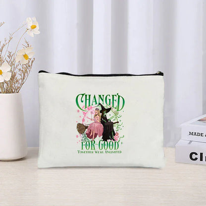 Wicked The Musical Makeup Bag Glinda Elphaba Inspired Musical Lover Gifts Cosmetic Bag Musical Theater Fans Gift Toiletry Pouch Wicked The Musical Makeup Bag Glinda Elphaba Inspired Musical Lover Gifts Cosmetic Bag Musical Theater Fans Gift Toiletry Pouch