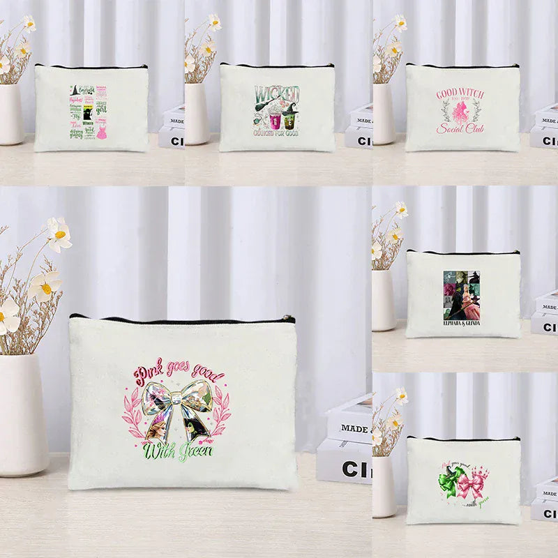 Wicked The Musical Makeup Bag Glinda Elphaba Inspired Musical Lover Gifts Cosmetic Bag Musical Theater Fans Gift Toiletry Pouch Wicked The Musical Makeup Bag Glinda Elphaba Inspired Musical Lover Gifts Cosmetic Bag Musical Theater Fans Gift Toiletry Pouch