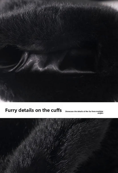 Winter Men's High-end Fur Mink Coat Coat Hooded Imitation Mink Jacket Winter Men's High-end Fur Mink Coat Coat Hooded Imitation Mink Jacket