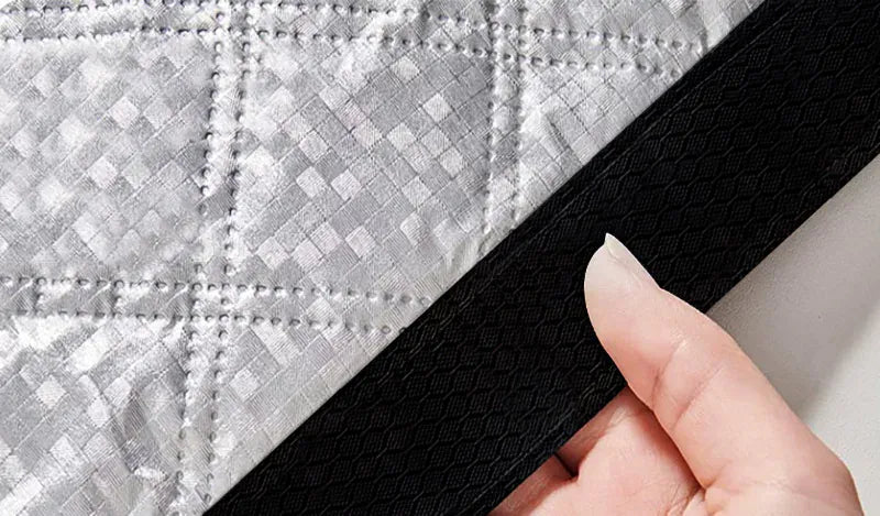 Winter new windproof, warm and cold proof cotton curtains thickened, non perforated, double zipper sealed window waterproof Winter new windproof, warm and cold proof cotton curtains thickened, non perforated, double zipper sealed window waterproof