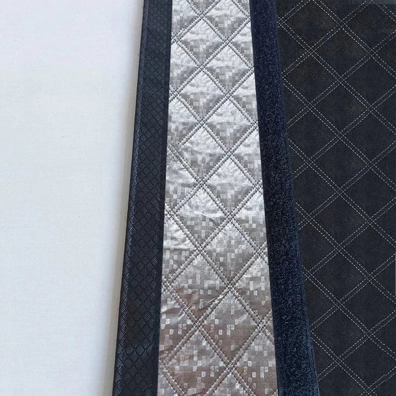 Winter new windproof, warm and cold proof cotton curtains thickened, non perforated, double zipper sealed window waterproof Winter new windproof, warm and cold proof cotton curtains thickened, non perforated, double zipper sealed window waterproof