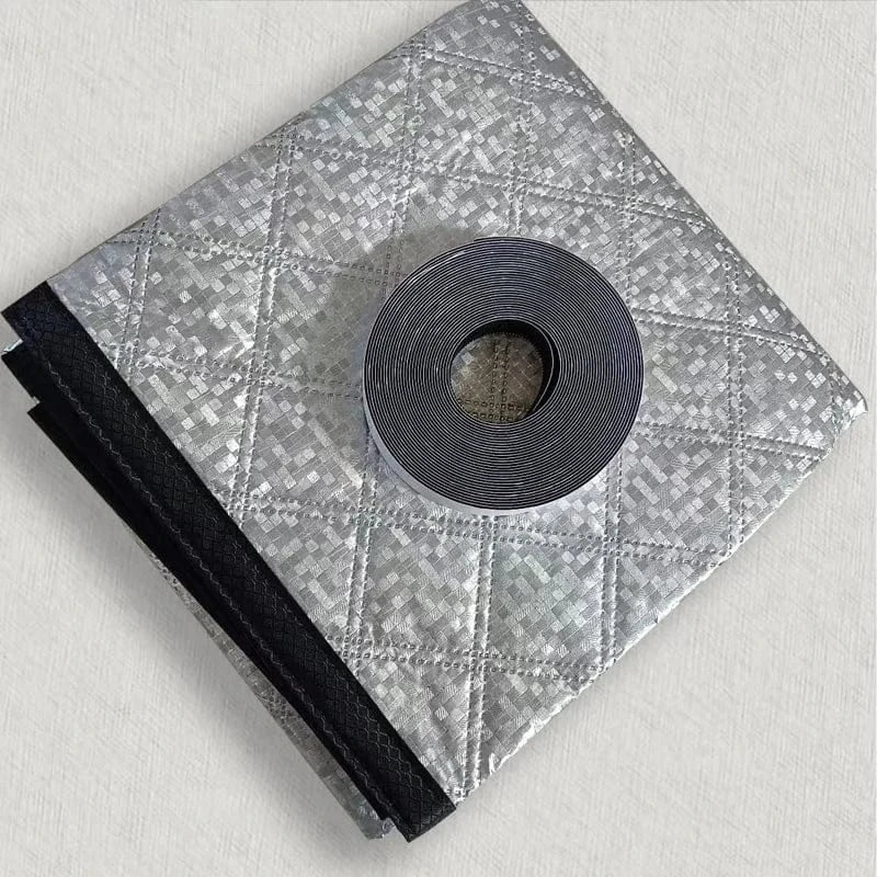 Winter new windproof, warm and cold proof cotton curtains thickened, non perforated, double zipper sealed window waterproof Winter new windproof, warm and cold proof cotton curtains thickened, non perforated, double zipper sealed window waterproof