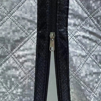 Winter new windproof, warm and cold proof cotton curtains thickened, non perforated, double zipper sealed window waterproof Winter new windproof, warm and cold proof cotton curtains thickened, non perforated, double zipper sealed window waterproof