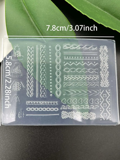 Winter Sweater 3D Acrylic Mold Silicone Nail Art Nails DIY Nail Art Templates Nails Mold Templates Winter Sweater 3D Acrylic Mold Silicone Nail Art Nails DIY Nail Art Templates Nails Mold Templates