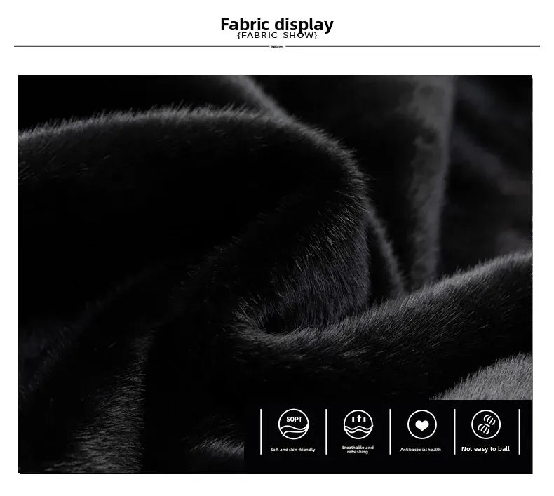 Winter thickened warm jacket middle-aged trendy business casual mink coat  lapel overcoat  short coat men's fur coat Mink fur Winter thickened warm jacket middle-aged trendy business casual mink coat  lapel overcoat  short coat men's fur coat Mink fur