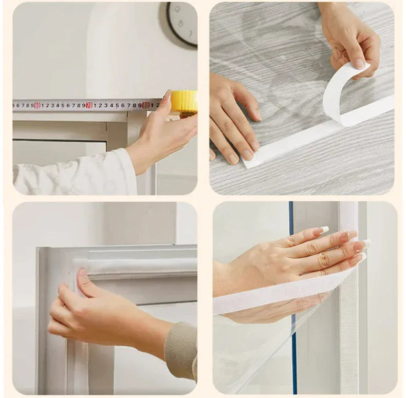 Winter warm curtains, insulated windproof sealed windows, transparent thick plastic, cold proof and insulated, screen windows Winter warm curtains, insulated windproof sealed windows, transparent thick plastic, cold proof and insulated, screen windows