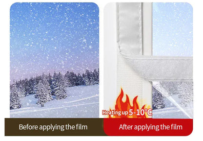 Winter warm curtains, insulated windproof sealed windows, transparent thick plastic, cold proof and insulated, screen windows Winter warm curtains, insulated windproof sealed windows, transparent thick plastic, cold proof and insulated, screen windows