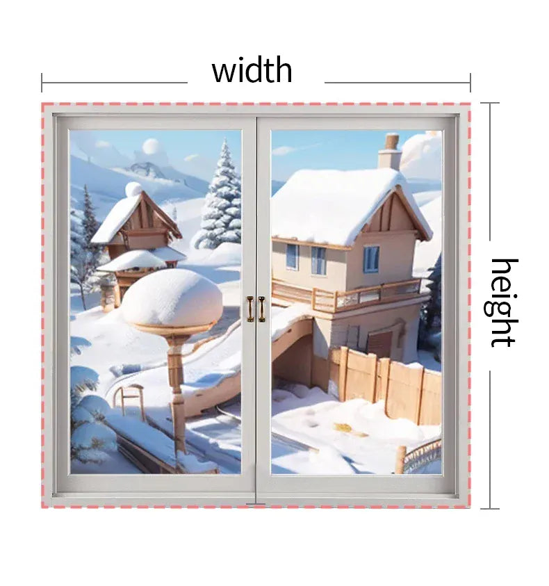 Winter warm curtains, insulated windproof sealed windows, transparent thick plastic, cold proof and insulated, screen windows Winter warm curtains, insulated windproof sealed windows, transparent thick plastic, cold proof and insulated, screen windows