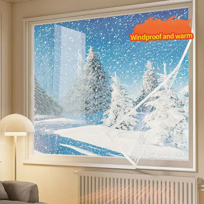 Winter warm curtains, insulated windproof sealed windows, transparent thick plastic, cold proof and insulated, screen windows Winter warm curtains, insulated windproof sealed windows, transparent thick plastic, cold proof and insulated, screen windows