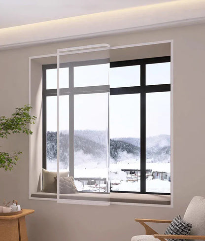 Winter warm curtains, insulated windproof sealed windows, transparent thick plastic, cold proof and insulated, screen windows Winter warm curtains, insulated windproof sealed windows, transparent thick plastic, cold proof and insulated, screen windows