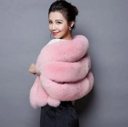 Winter Warm imitation mink women's fox fur collar shawl scarf cloak mink fur coat Bridal dress hairy large shawl cape short coat Winter Warm imitation mink women's fox fur collar shawl scarf cloak mink fur coat Bridal dress hairy large shawl cape short coat