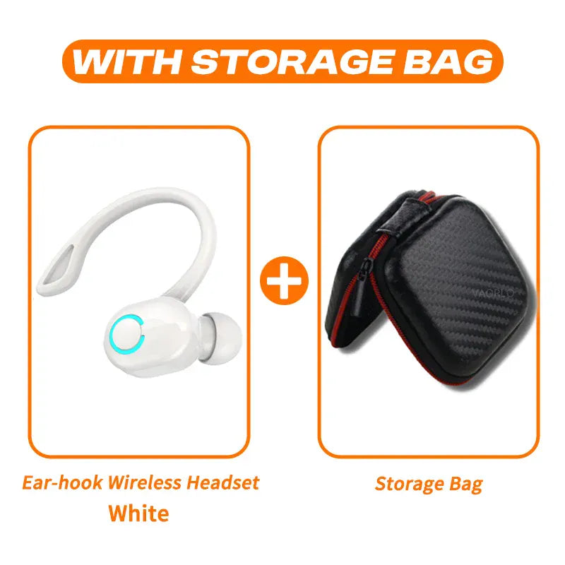 Wireless Bluetooth Earphones HIFI Bass With HD MIC Ear-Hook Earbuds Noise Cancelling Life Waterproof Game Sports Music Headsets Wireless Bluetooth Earphones HIFI Bass With HD MIC Ear-Hook Earbuds Noise Cancelling Life Waterproof Game Sports Music Headsets