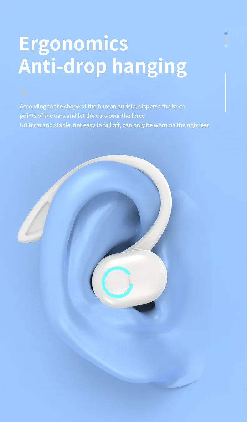 Wireless Bluetooth Earphones HIFI Bass With HD MIC Ear-Hook Earbuds Noise Cancelling Life Waterproof Game Sports Music Headsets Wireless Bluetooth Earphones HIFI Bass With HD MIC Ear-Hook Earbuds Noise Cancelling Life Waterproof Game Sports Music Headsets