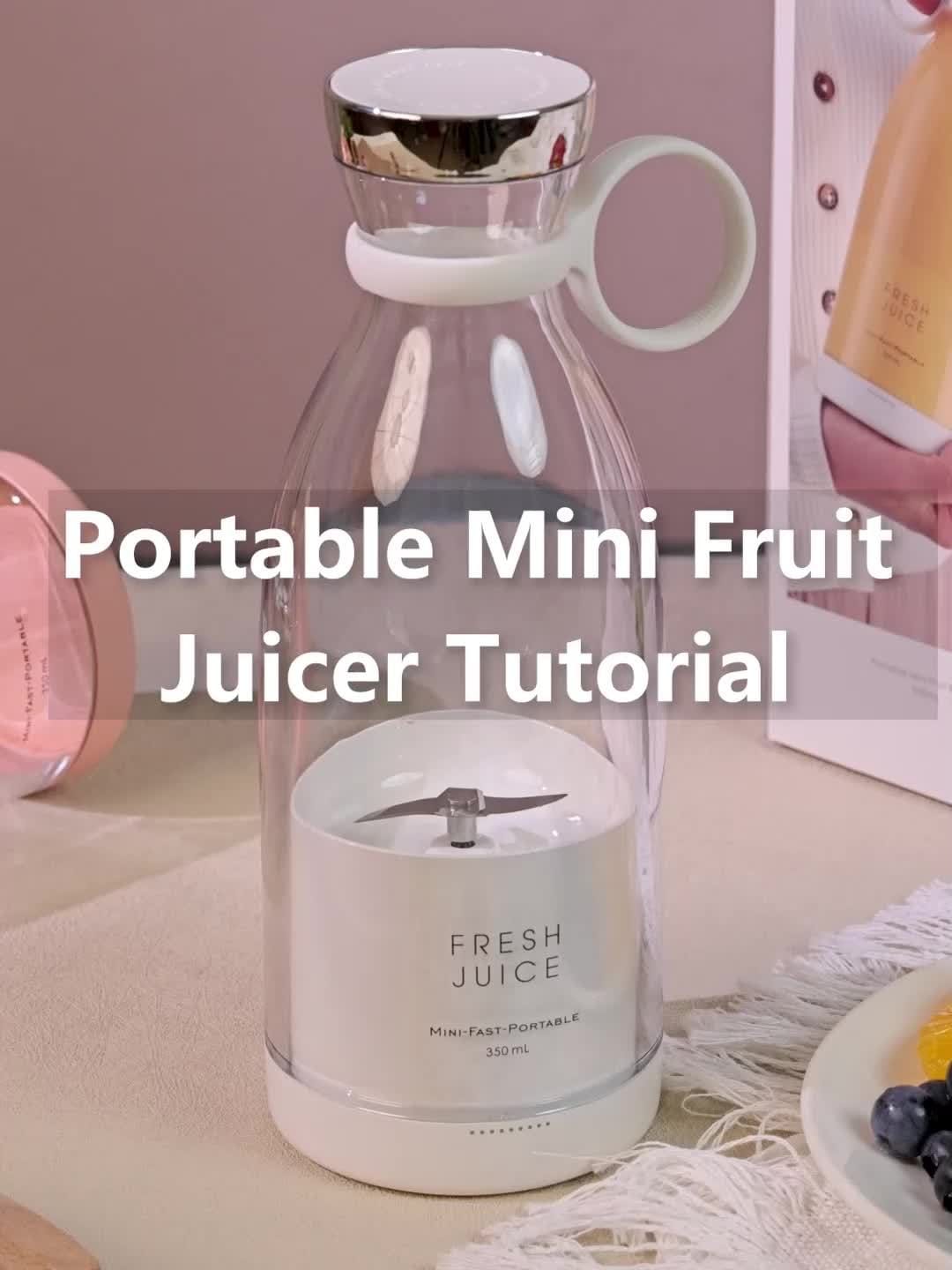 Wireless Mini Fruit Blender Juicer - 350ML Portable Electric, Perfect for On-the-Go! Wireless Mini Fruit Blender Juicer - 350ML Portable Electric, Perfect for On-the-Go!