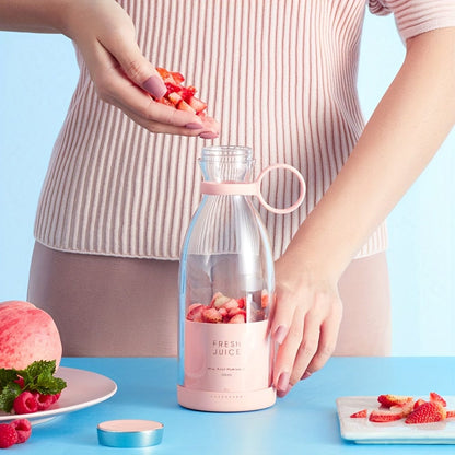 Wireless Mini Fruit Blender Juicer - 350ML Portable Electric, Perfect for On-the-Go! Wireless Mini Fruit Blender Juicer - 350ML Portable Electric, Perfect for On-the-Go!