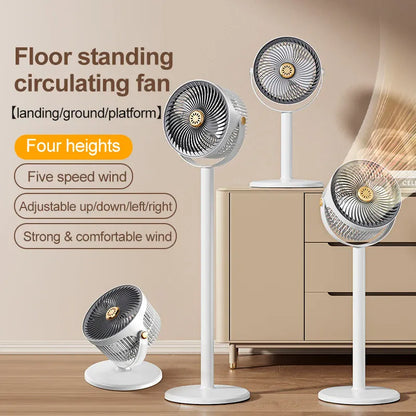 Wireless Height-Adjustable Fan USB Rechargeable Camping Travel | Wahooly Wireless Portable Fan – Height Adjustable, USB Rechargeable, High Power for Camping & Travel