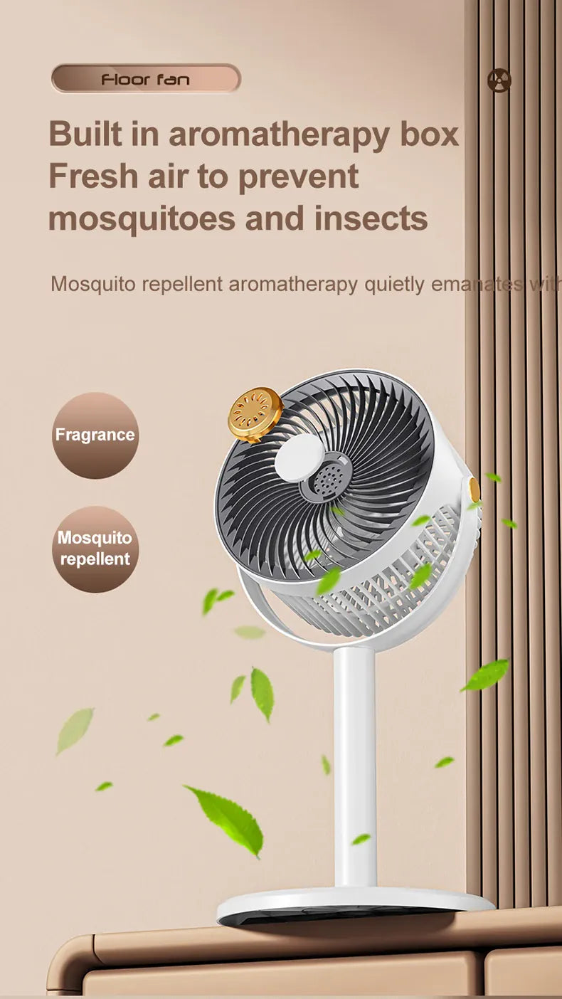 Wireless Height-Adjustable Fan USB Rechargeable Camping Travel | Wahooly Wireless Portable Fan – Height Adjustable, USB Rechargeable, High Power for Camping & Travel