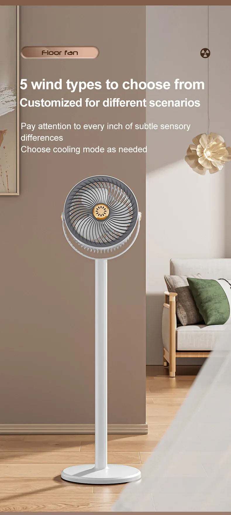 Wireless Height-Adjustable Fan USB Rechargeable Camping Travel | Wahooly Wireless Portable Fan – Height Adjustable, USB Rechargeable, High Power for Camping & Travel