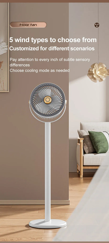 Wireless Height-Adjustable Fan USB Rechargeable Camping Travel | Wahooly Wireless Portable Fan – Height Adjustable, USB Rechargeable, High Power for Camping & Travel