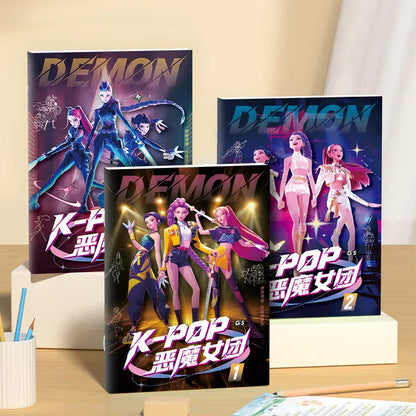 Witch hunting group kpop animation peripheral picture book peripheral coloring line draft children's album coloring painting Witch hunting group kpop animation peripheral picture book peripheral coloring line draft children's album coloring painting