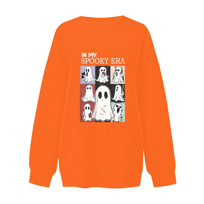 Women's Halloween Ghost Sweatshirt | Cute Fall Pullover S–XXL | 7 Colors Women's Halloween Ghost Sweatshirt – Cute Spooky Pullover for Fall