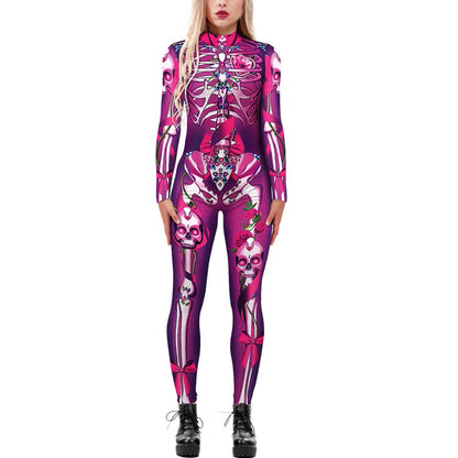 Women's Halloween Jumpsuit | Funny Long Sleeve One-Piece Costume | S–2XL Women's Halloween Jumpsuit – Funny Long Sleeve One-Piece Costume S–2XL