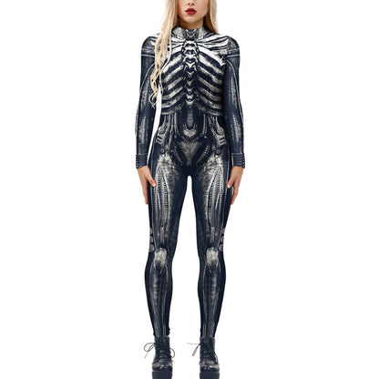 Women's Halloween Jumpsuit | Funny Long Sleeve One-Piece Costume | S–2XL Women's Halloween Jumpsuit – Funny Long Sleeve One-Piece Costume S–2XL