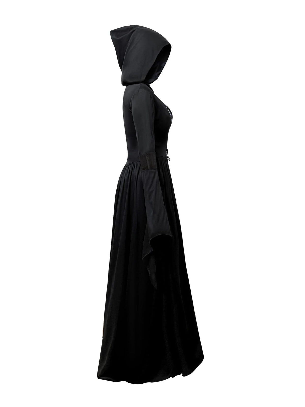 Women's Hooded Skeleton Witch Dress | Halloween & Cosplay Costume S–2XL Women's Hooded Skeleton Witch Dress – Halloween & Cosplay Costume S–2XL