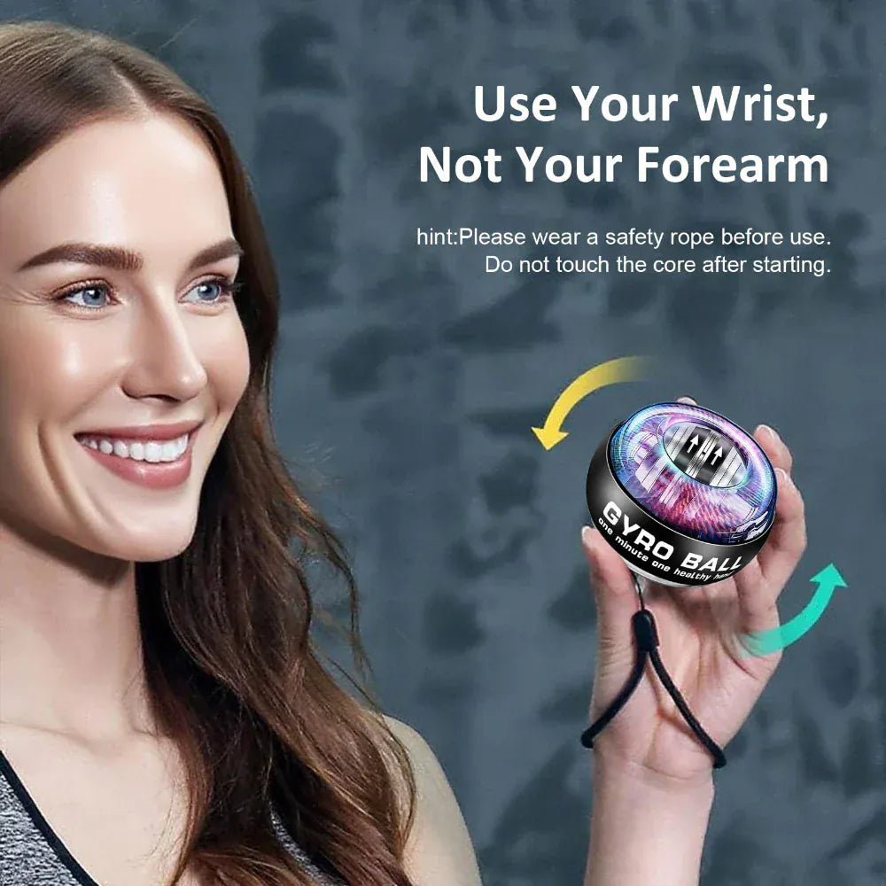 Wrist Power Ball Auto-Start Grip Strengthener Wrist Power Ball Auto-Start Grip Strengthener