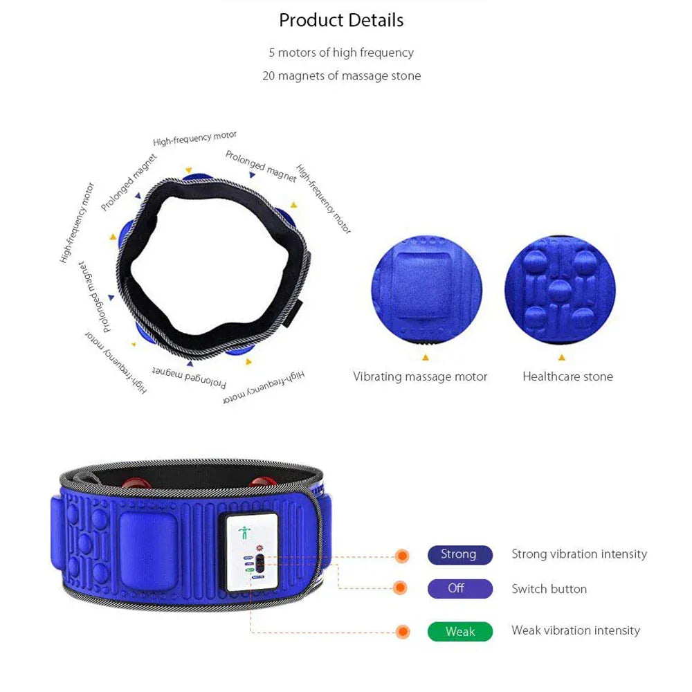 X5 Vibration Full Body Belt Abdominal Massager Electric Waist Fat Burning Slimming Belt Weight Loss Equipment Muscle Stimulator X5 Vibration Full Body Belt Abdominal Massager Electric Waist Fat Burning Slimming Belt Weight Loss Equipment Muscle Stimulator