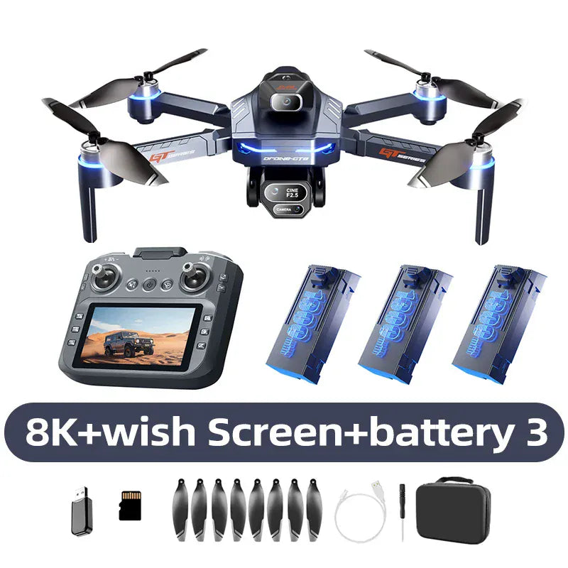 Xiaomi Mijia GT8 Drone 4K Professional 8K Camera Aerial FPV Avoiding Obstacle with Large Screen Remote Control Folding RC Dron Xiaomi Mijia GT8 Drone 4K Professional 8K Camera Aerial FPV Avoiding Obstacle with Large Screen Remote Control Folding RC Dron