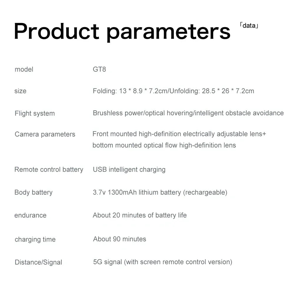 Xiaomi Mijia GT8 Drone 4K Professional 8K Camera Aerial FPV Avoiding Obstacle with Large Screen Remote Control Folding RC Dron Xiaomi Mijia GT8 Drone 4K Professional 8K Camera Aerial FPV Avoiding Obstacle with Large Screen Remote Control Folding RC Dron