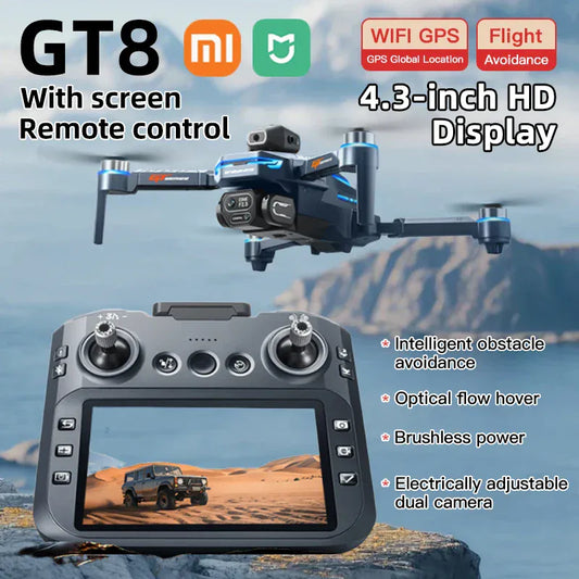 Xiaomi Mijia GT8 Drone 4K Professional 8K Camera Aerial FPV Avoiding Obstacle with Large Screen Remote Control Folding RC Dron Xiaomi Mijia GT8 Drone 4K Professional 8K Camera Aerial FPV Avoiding Obstacle with Large Screen Remote Control Folding RC Dron