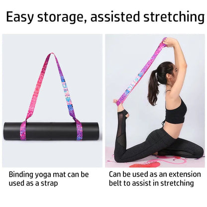 Yoga Mat Strap Belt | Adjustable Shoulder Carry Sling & Stretch Band – 9 Colors Yoga Mat Strap Belt – Adjustable Shoulder Carry Sling & Stretch Band for Yoga, Pilates & Fitness | 9 Colors