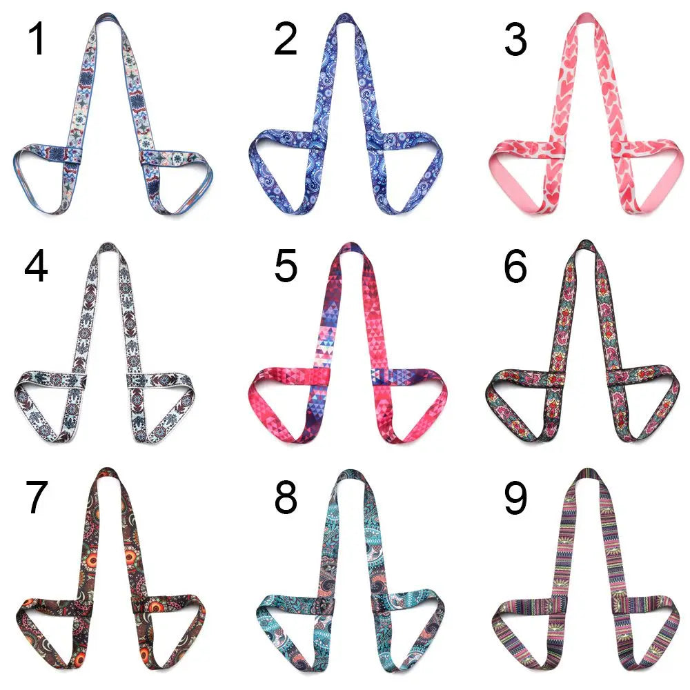 Yoga Mat Strap Belt | Adjustable Shoulder Carry Sling & Stretch Band – 9 Colors Yoga Mat Strap Belt – Adjustable Shoulder Carry Sling & Stretch Band for Yoga, Pilates & Fitness | 9 Colors