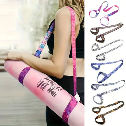 Yoga Mat Strap, Yoga Stretching Strap, Suitable for Yoga Mat Bundling, Full Body Muscle Stretching, Yoga Room Accessories Yoga Mat Strap, Yoga Stretching Strap, Suitable for Yoga Mat Bundling, Full Body Muscle Stretching, Yoga Room Accessories