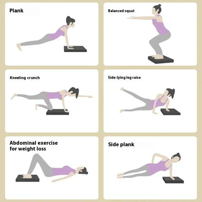 Yoga Mats Thick Anti-slip Gym Gymnastics Mat Home Anti-slip Workout Mat Ab Wheel Training Elbow Pads Core Strength Training Yoga Mats Thick Anti-slip Gym Gymnastics Mat Home Anti-slip Workout Mat Ab Wheel Training Elbow Pads Core Strength Training