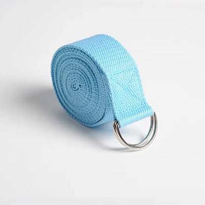 Yoga Strap Adjustable D-Ring Stretching Belt Pilates Flexibility | Wahooly Yoga Strap – Adjustable D-Ring Stretching Belt for Yoga, Pilates & Flexibility Training