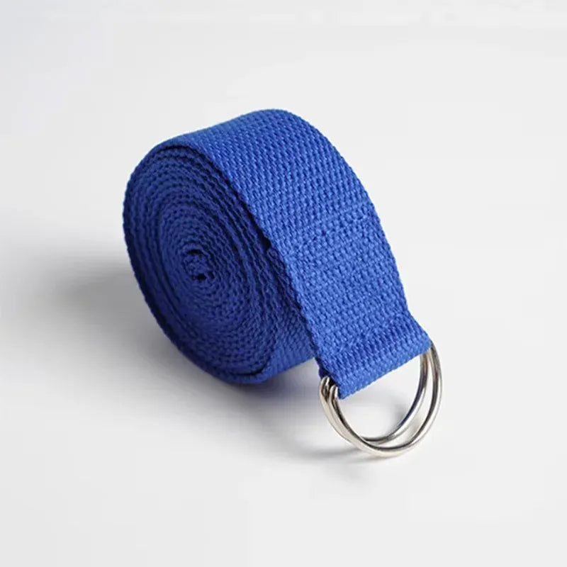 Yoga Strap Adjustable D-Ring Stretching Belt Pilates Flexibility | Wahooly Yoga Strap – Adjustable D-Ring Stretching Belt for Yoga, Pilates & Flexibility Training