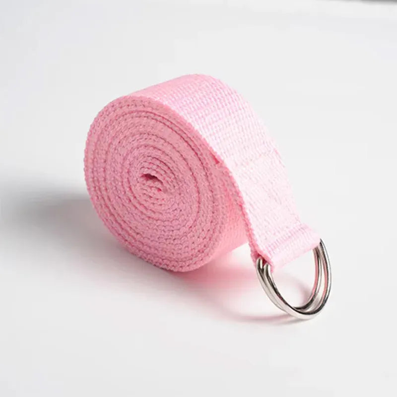 Yoga Strap Adjustable D-Ring Stretching Belt Pilates Flexibility | Wahooly Yoga Strap – Adjustable D-Ring Stretching Belt for Yoga, Pilates & Flexibility Training