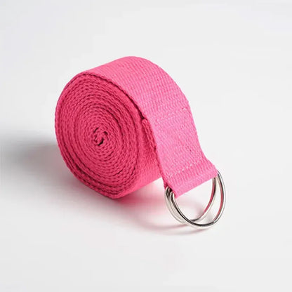 Yoga Strap Adjustable D-Ring Stretching Belt Pilates Flexibility | Wahooly Yoga Strap – Adjustable D-Ring Stretching Belt for Yoga, Pilates & Flexibility Training