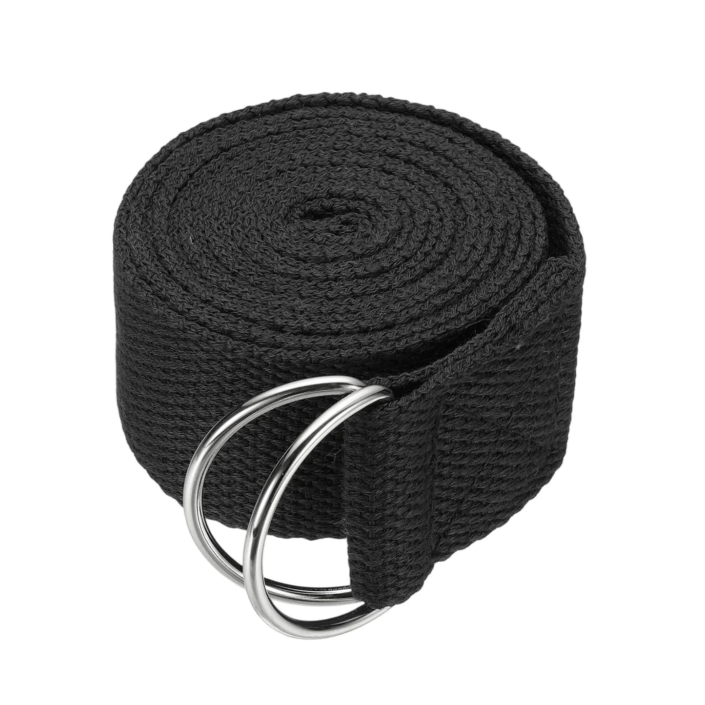 Yoga Strap for Stretching | Adjustable D-Ring Buckle | 3 Lengths & 10 Colors – Yoga, Pilates & Dance Yoga Strap for Stretching – Adjustable Metal D-Ring Buckle | 3 Lengths, 10 Colors | Yoga, Pilates & Dance