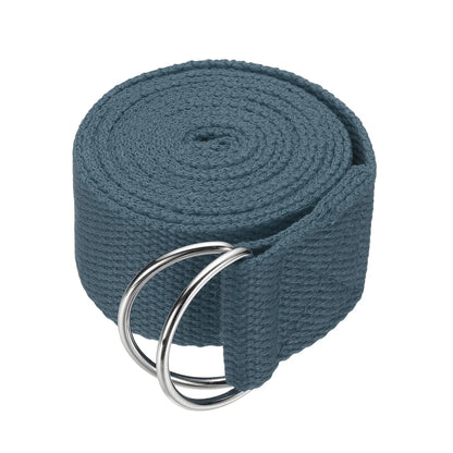 Yoga Strap for Stretching | Adjustable D-Ring Buckle | 3 Lengths & 10 Colors – Yoga, Pilates & Dance Yoga Strap for Stretching – Adjustable Metal D-Ring Buckle | 3 Lengths, 10 Colors | Yoga, Pilates & Dance