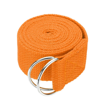 Yoga Strap for Stretching | Adjustable D-Ring Buckle | 3 Lengths & 10 Colors – Yoga, Pilates & Dance Yoga Strap for Stretching – Adjustable Metal D-Ring Buckle | 3 Lengths, 10 Colors | Yoga, Pilates & Dance
