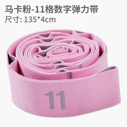 Yoga Stretching Strap with Loops | Elastic Resistance Band for Yoga, Pilates & Flexibility Training Yoga Stretching Strap with Loops – Multi-Section Elastic Resistance Band for Yoga, Pilates, Dance & Flexibility Training