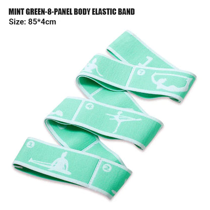 Yoga Stretching Strap with Loops | Elastic Resistance Band for Yoga, Pilates & Flexibility Training Yoga Stretching Strap with Loops – Multi-Section Elastic Resistance Band for Yoga, Pilates, Dance & Flexibility Training